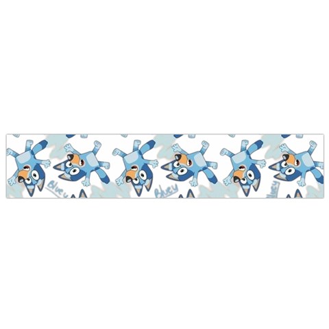 Bluey, Bluey merch, Bluey pattern, Bluey Bluey, bingo, Bluey design, bluey dog 12 X60  Small Premium Plush Fleece Scarf from ArtsNow.com Front
