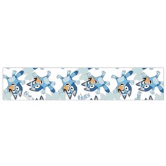Bluey, Bluey merch, Bluey pattern, Bluey Bluey, bingo, Bluey design, bluey dog 12 X60  Small Premium Plush Fleece Scarf from ArtsNow.com Front