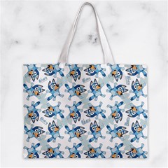 Bluey, Bluey merch, Bluey pattern, Bluey Bluey, bingo, Bluey design, bluey dog Zipper Mini Tote Bag from ArtsNow.com Back