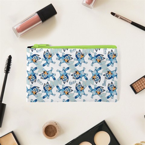 Bluey, Bluey merch, Bluey pattern, Bluey Bluey, bingo, Bluey design, bluey dog Cosmetic Bag (XS) from ArtsNow.com Front