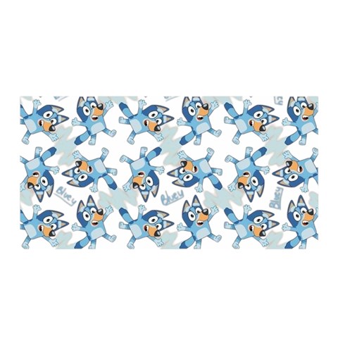 Bluey, Bluey merch, Bluey pattern, Bluey Bluey, bingo, Bluey design, bluey dog Satin Wrap 35  x 70  from ArtsNow.com Front