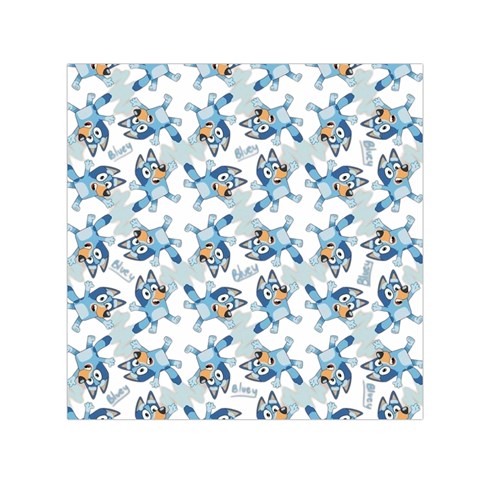 Bluey, Bluey merch, Bluey pattern, Bluey Bluey, bingo, Bluey design, bluey dog 30  x 30  Large Square Satin Scarf from ArtsNow.com Front