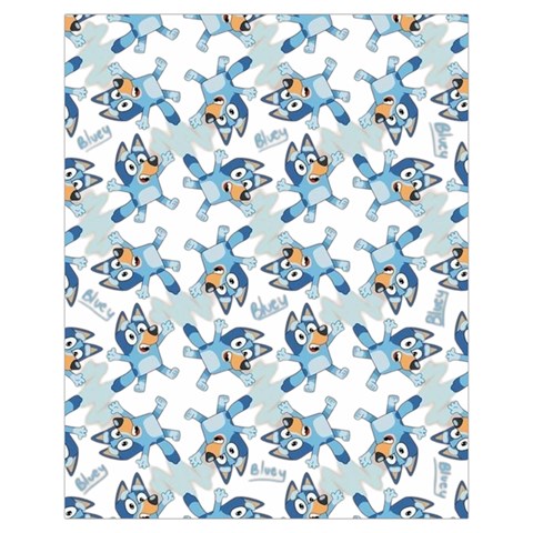 Bluey, Bluey merch, Bluey pattern, Bluey Bluey, bingo, Bluey design, bluey dog Drawstring Pouch (XL) from ArtsNow.com Front