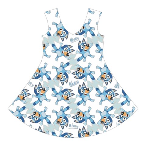 Bluey, Bluey merch, Bluey pattern, Bluey Bluey, bingo, Bluey design, bluey dog Short Sleeve V Front