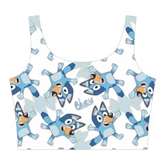 Bluey, Bluey merch, Bluey pattern, Bluey Bluey, bingo, Bluey design, bluey dog Midi Sleeveless Dress from ArtsNow.com Top Back