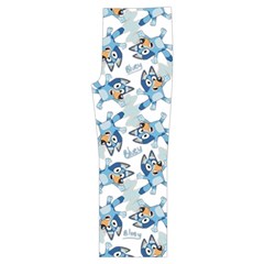 Bluey, Bluey merch, Bluey pattern, Bluey Bluey, bingo, Bluey design, bluey dog Spaghetti Top Long Pants Satin Pajamas Set from ArtsNow.com Front Bottom Left