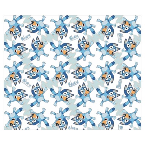 Bluey, Bluey merch, Bluey pattern, Bluey Bluey, bingo, Bluey design, bluey dog Zipper Medium Tote Bag from ArtsNow.com Front
