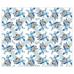 Bluey, Bluey merch, Bluey pattern, Bluey Bluey, bingo, Bluey design, bluey dog Zipper Medium Tote Bag from ArtsNow.com Back
