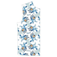 Bluey, Bluey merch, Bluey pattern, Bluey Bluey, bingo, Bluey design, bluey dog Men s High Neck Button Up Puffer Vest from ArtsNow.com Front Right