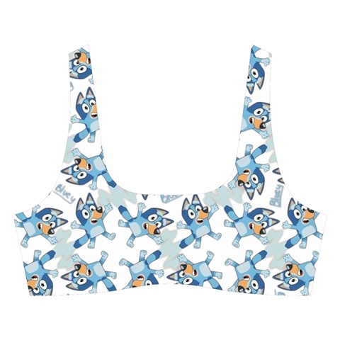 Bluey, Bluey merch, Bluey pattern, Bluey Bluey, bingo, Bluey design, bluey dog Cross Back Hipster Bikini Set from ArtsNow.com Front