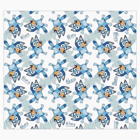 Bluey, Bluey merch, Bluey pattern, Bluey Bluey, bingo, Bluey design, bluey dog Roll Up Canvas Pencil Holder (S) from ArtsNow.com Front