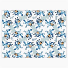 Bluey, Bluey merch, Bluey pattern, Bluey Bluey, bingo, Bluey design, bluey dog Roll Up Canvas Pencil Holder (L) from ArtsNow.com Front