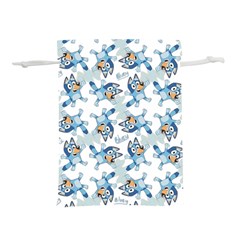 Bluey, Bluey merch, Bluey pattern, Bluey Bluey, bingo, Bluey design, bluey dog Lightweight Drawstring Pouch (L) from ArtsNow.com Back
