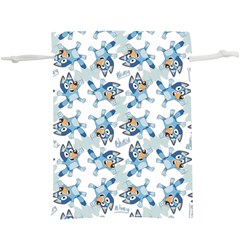 Bluey, Bluey merch, Bluey pattern, Bluey Bluey, bingo, Bluey design, bluey dog Lightweight Drawstring Pouch (XL) from ArtsNow.com Front