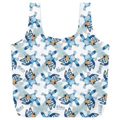 Bluey, Bluey merch, Bluey pattern, Bluey Bluey, bingo, Bluey design, bluey dog Full Print Recycle Bag (XXXL) from ArtsNow.com Back
