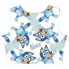 Bluey, Bluey merch, Bluey pattern, Bluey Bluey, bingo, Bluey design, bluey dog Women s Crop Top Pleated Skater Rave Skirt from ArtsNow.com Back