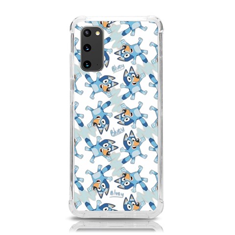 Bluey, Bluey merch, Bluey pattern, Bluey Bluey, bingo, Bluey design, bluey dog Samsung Galaxy S20 6.2 Inch TPU UV Case from ArtsNow.com Front