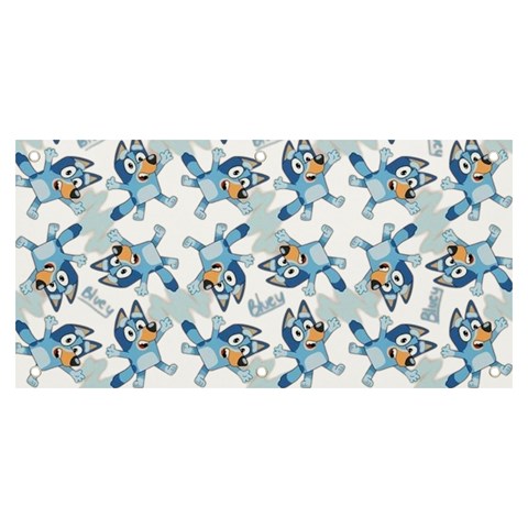 Bluey, Bluey merch, Bluey pattern, Bluey Bluey, bingo, Bluey design, bluey dog Banner and Sign 6  x 3  from ArtsNow.com Front