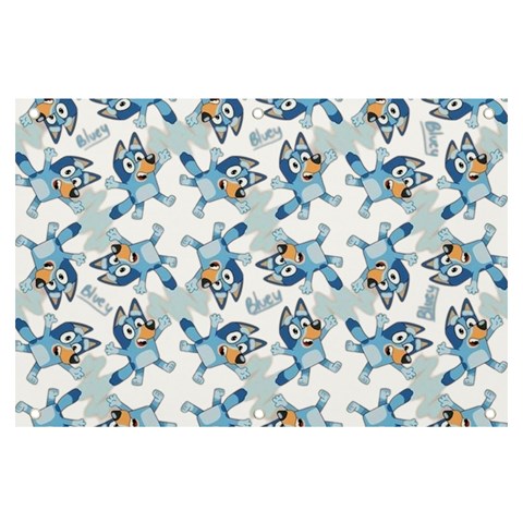 Bluey, Bluey merch, Bluey pattern, Bluey Bluey, bingo, Bluey design, bluey dog Banner and Sign 6  x 4  from ArtsNow.com Front