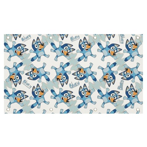 Bluey, Bluey merch, Bluey pattern, Bluey Bluey, bingo, Bluey design, bluey dog Banner and Sign 7  x 4  from ArtsNow.com Front