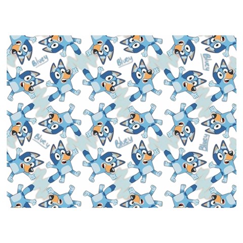 Bluey, Bluey merch, Bluey pattern, Bluey Bluey, bingo, Bluey design, bluey dog 40  x 30  Premium Plush Fleece Blanket (Extra Small) from ArtsNow.com 40 x30  Blanket Front
