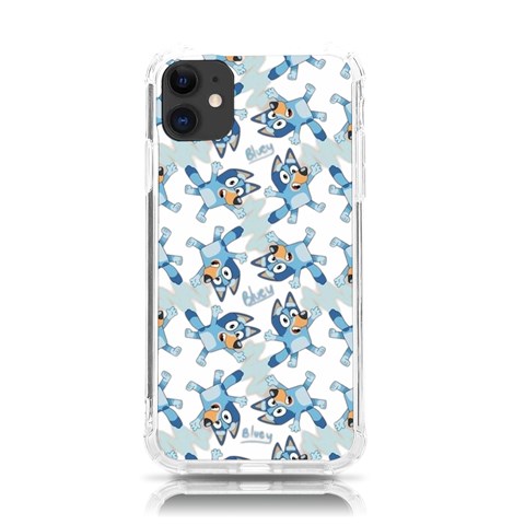 Bluey, Bluey merch, Bluey pattern, Bluey Bluey, bingo, Bluey design, bluey dog iPhone 11 TPU UV Print Case from ArtsNow.com Front