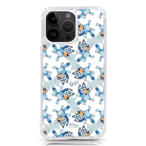 Bluey, Bluey merch, Bluey pattern, Bluey Bluey, bingo, Bluey design, bluey dog iPhone 14 Pro Max TPU UV Print Case from ArtsNow.com Front