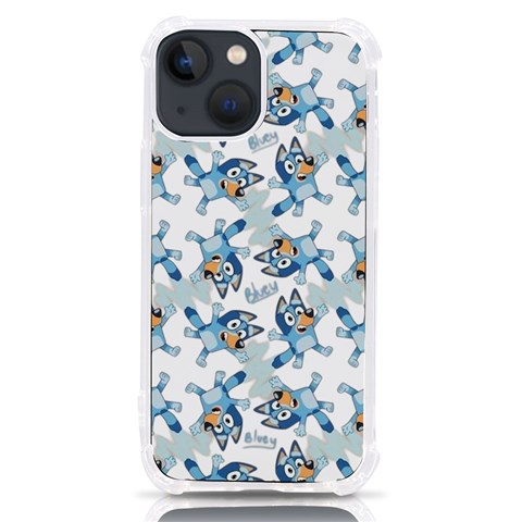 Bluey, Bluey merch, Bluey pattern, Bluey Bluey, bingo, Bluey design, bluey dog iPhone 13 mini TPU UV Print Case from ArtsNow.com Front