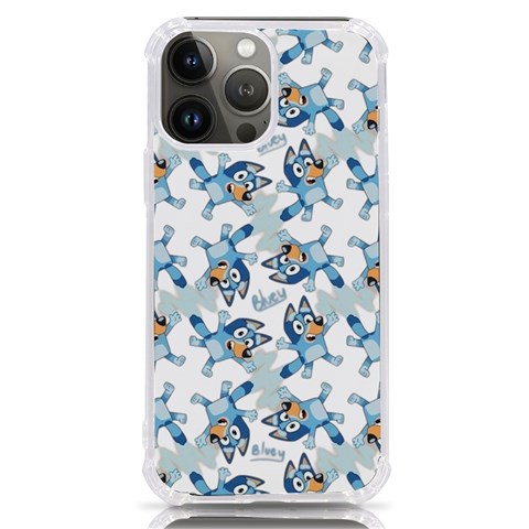 Bluey, Bluey merch, Bluey pattern, Bluey Bluey, bingo, Bluey design, bluey dog iPhone 13 Pro Max TPU UV Print Case from ArtsNow.com Front