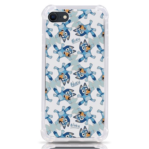 Bluey, Bluey merch, Bluey pattern, Bluey Bluey, bingo, Bluey design, bluey dog iPhone SE from ArtsNow.com Front
