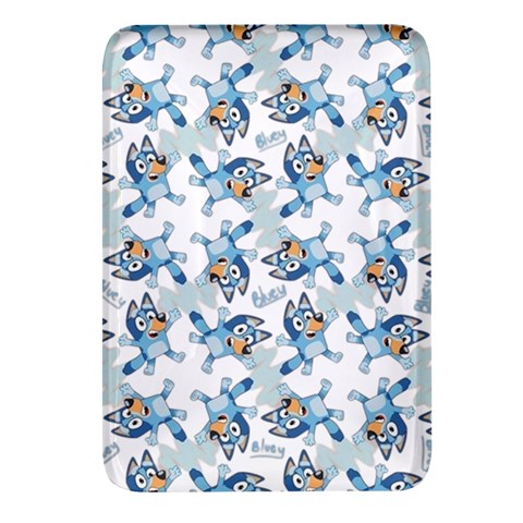 Bluey, Bluey merch, Bluey pattern, Bluey Bluey, bingo, Bluey design, bluey dog Rectangular Glass Fridge Magnet (4 pack) from ArtsNow.com Front