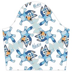 Bluey, Bluey merch, Bluey pattern, Bluey Bluey, bingo, Bluey design, bluey dog Trumpet Sleeve Cropped Top from ArtsNow.com Sleeve Left