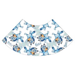 Bluey, Bluey merch, Bluey pattern, Bluey Bluey, bingo, Bluey design, bluey dog Trumpet Sleeve Cropped Top from ArtsNow.com Cuff Right