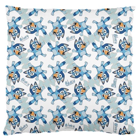 Bluey, Bluey merch, Bluey pattern, Bluey Bluey, bingo, Bluey design, bluey dog 16  Baby Flannel Cushion Case (Two Sides) from ArtsNow.com Front