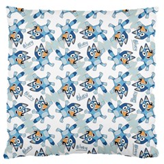 Bluey, Bluey merch, Bluey pattern, Bluey Bluey, bingo, Bluey design, bluey dog 16  Baby Flannel Cushion Case (Two Sides) from ArtsNow.com Front