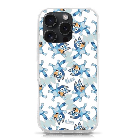 Bluey, Bluey merch, Bluey pattern, Bluey Bluey, bingo, Bluey design, bluey dog iPhone 15 Pro TPU UV Print Case from ArtsNow.com Front