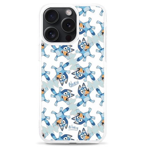 Bluey, Bluey merch, Bluey pattern, Bluey Bluey, bingo, Bluey design, bluey dog iPhone 15 Pro Max TPU UV Print Case from ArtsNow.com Front