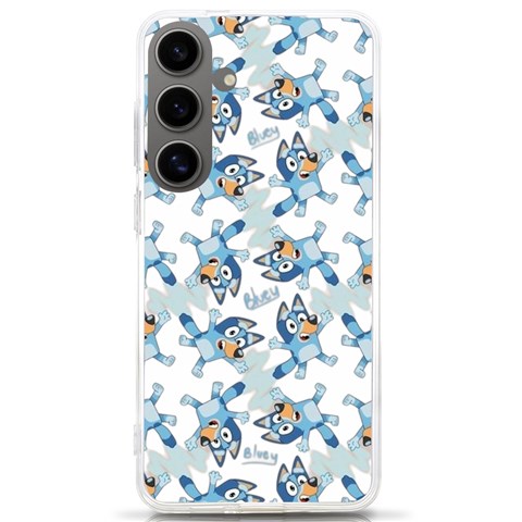 Bluey, Bluey merch, Bluey pattern, Bluey Bluey, bingo, Bluey design, bluey dog Samsung Galaxy S24 Ultra 6.9 Inch TPU UV Case from ArtsNow.com Front