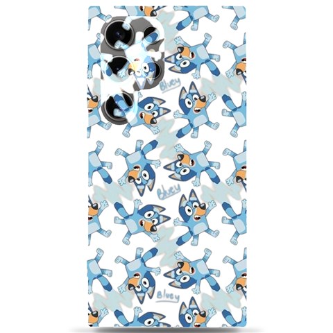 Bluey, Bluey merch, Bluey pattern, Bluey Bluey, bingo, Bluey design, bluey dog Samsung Galaxy S24 Ultra 6.9 Inch Black TPU UV Case from ArtsNow.com Front