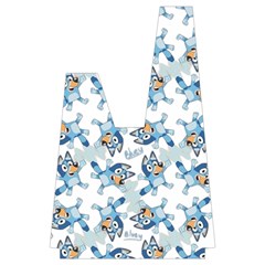 Bluey, Bluey merch, Bluey pattern, Bluey Bluey, bingo, Bluey design, bluey dog Japanese Wrist Knot Bag from ArtsNow.com Back