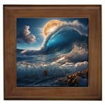 Ocean Sea Waves Framed Tile