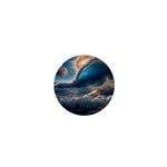Ocean Sea Waves 1  Mini Buttons