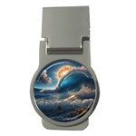 Ocean Sea Waves Money Clips (Round) 