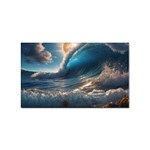 Ocean Sea Waves Sticker Rectangular (10 pack)