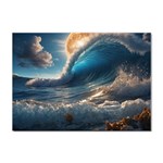Ocean Sea Waves Sticker A4 (10 pack)