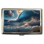 Ocean Sea Waves Cigarette Money Case