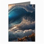 Ocean Sea Waves Greeting Cards (Pkg of 8)