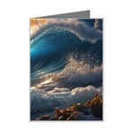 Ocean Sea Waves Mini Greeting Card