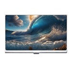 Ocean Sea Waves Business Card Holder