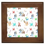 Bluey, Bluey merch, Bluey pattern, Bluey Bluey, bingo, Bluey design, bluey dog Framed Tile Bluey, Bluey merch, Bluey pattern, Bluey Bluey, bingo, Bluey design, bluey dog Framed Tile